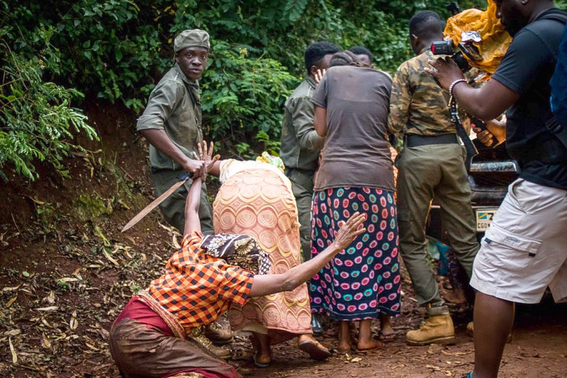 Congolese rape survivors re-enact trauma in movie